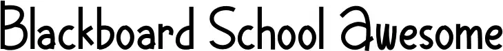 Blackboard School Awesome