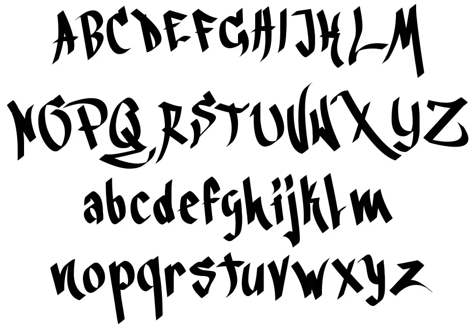 Blackbook 3rd font