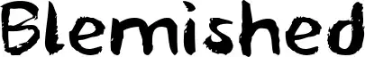 Blemished