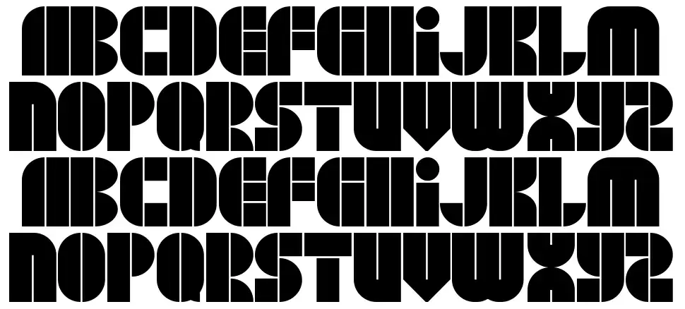 Block Jaye W73 font