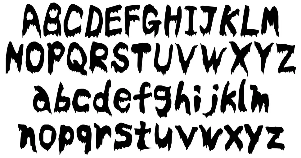 Bloodyslime font