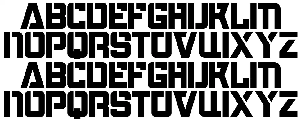 Bombardment schriftart