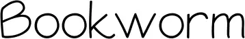 Bookworm font