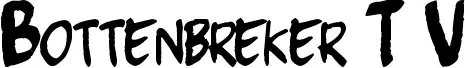 Bottenbreker T.V. font