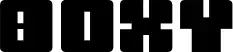 Boxy font