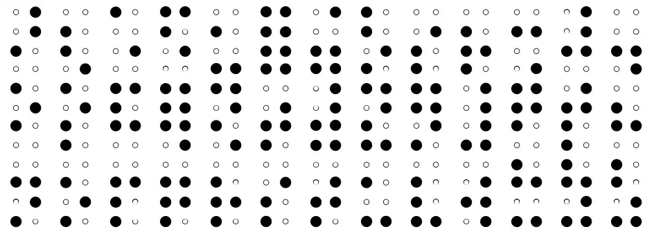 Braille AOE font