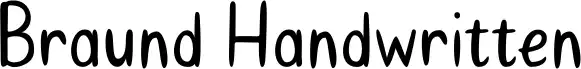Braund Handwritten
