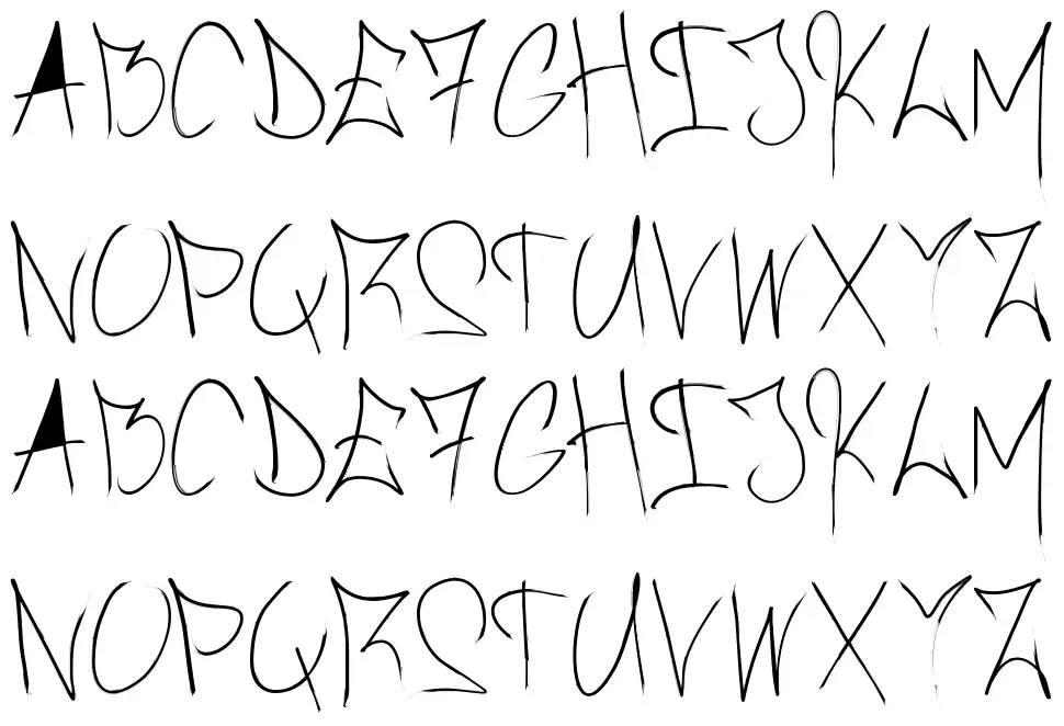 Brush Of Anarchy font