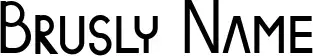 Brusly Name