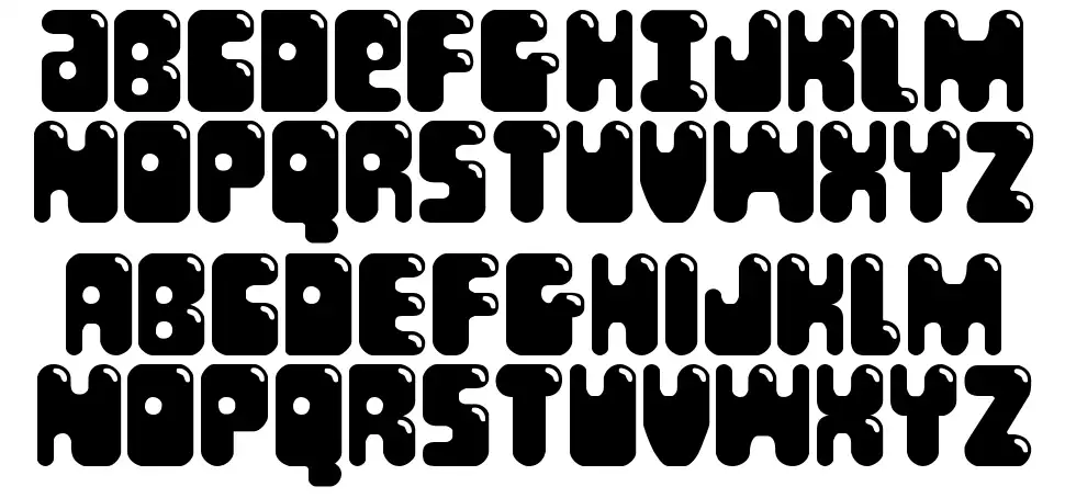Bubble Butt font