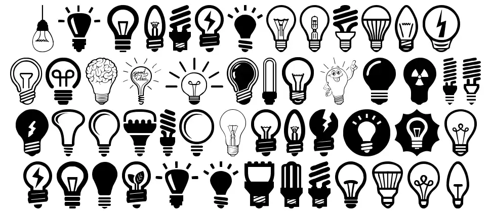 Bulbs font