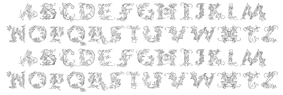 Callipsografia font