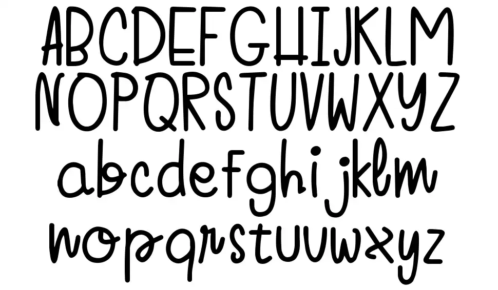 Calm Down font