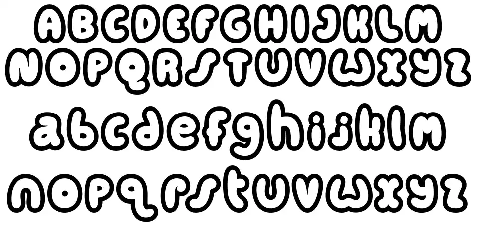 Candy Coloured Clown font