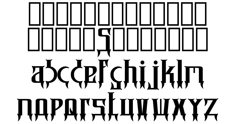 Carannorov / Sigil font