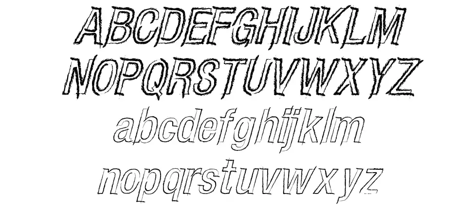 Carboncillo Palo font