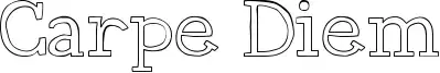 Carpe Diem font
