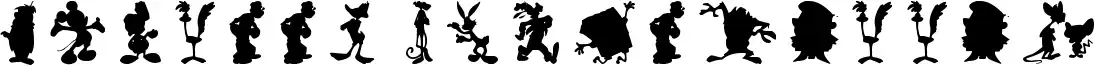 Cartoon Silhouettes