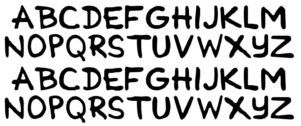 Cartoonist Simple Font By Unknown Fontriver Cartoonist Simple Font By Unknown Fontriver