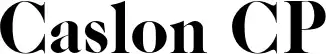 Caslon CP font
