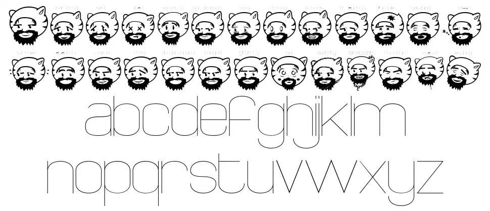 Catman font