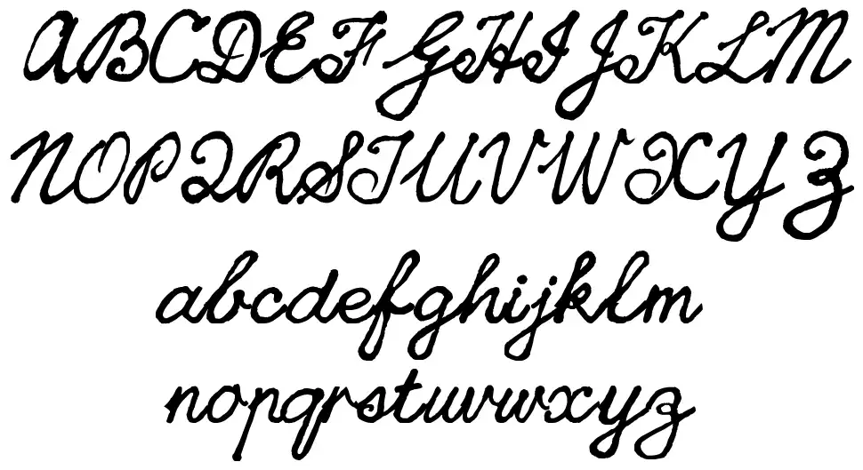 CedScript font