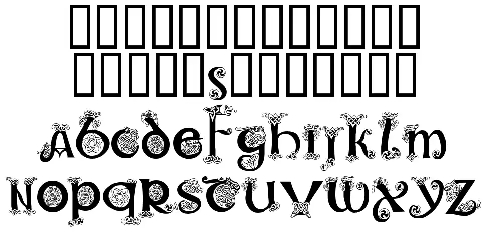 Celtic 101 font