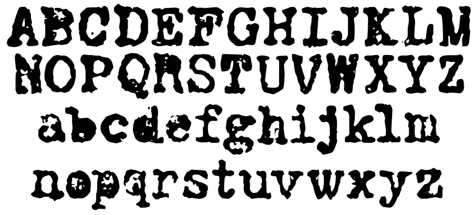 CF World at War schriftart