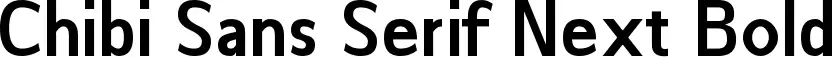 Chibi Sans Serif Next Bold
