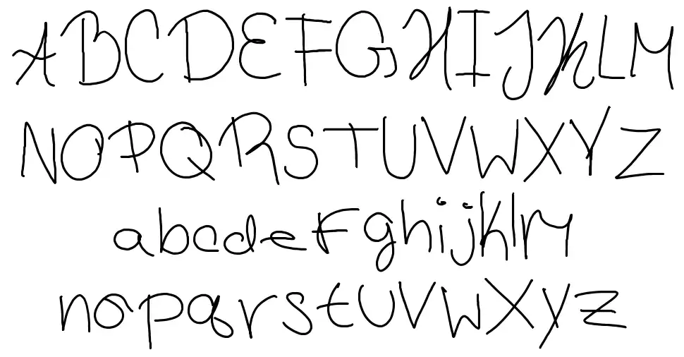 Chicken Scratch Kayli font by Kayli Hughes FontRiver