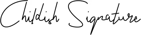 Childish Signature
