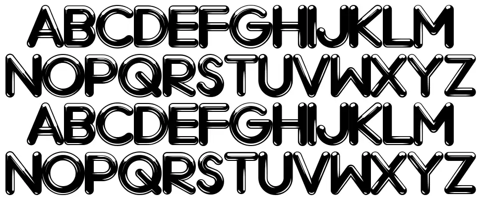 chrome title font