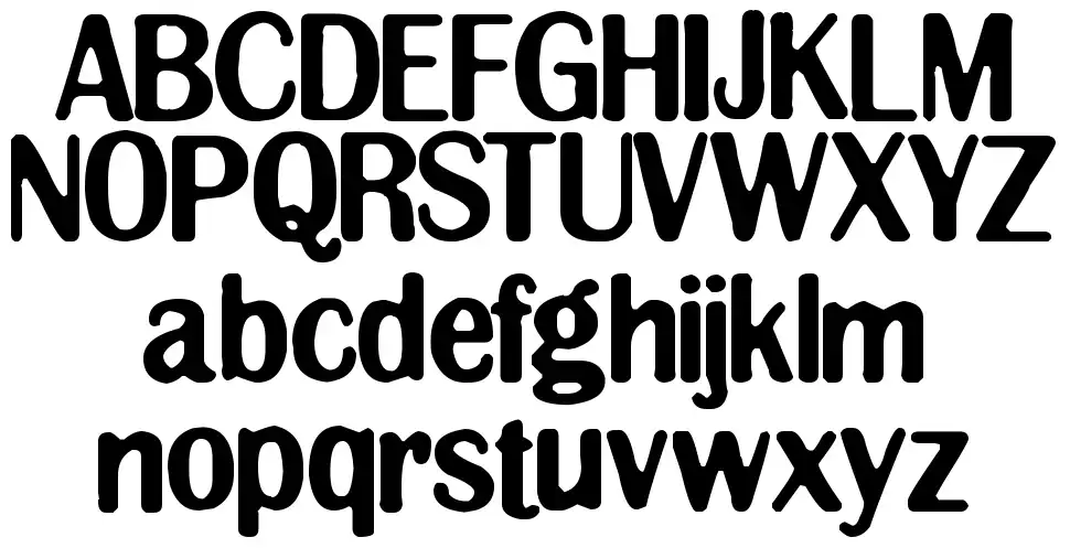 Clingy font