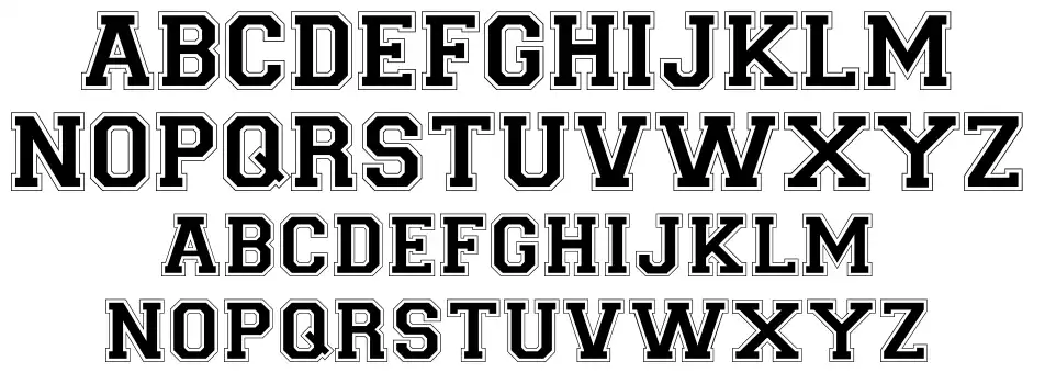 College Font
