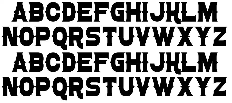 Confetti Western font