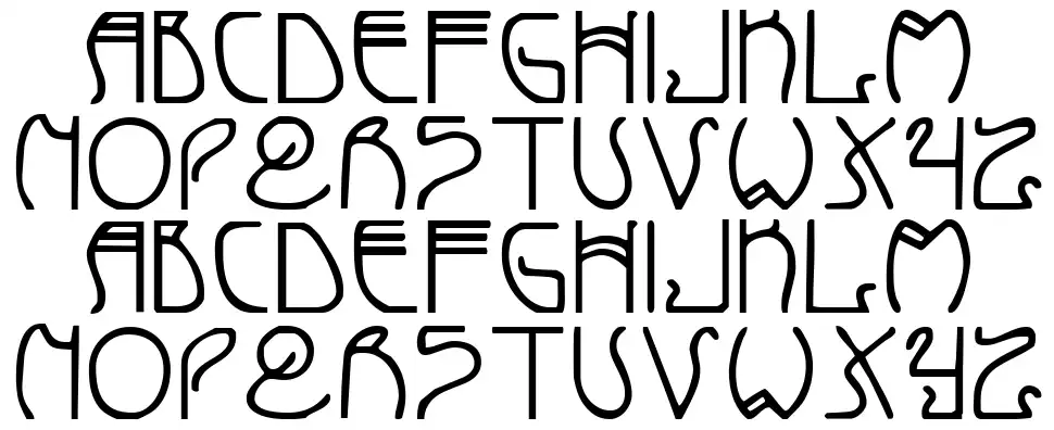 Coyote Deco font