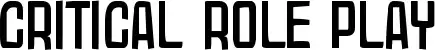 Critical Role Play