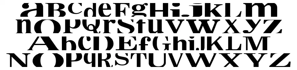 CropFont Xtra font