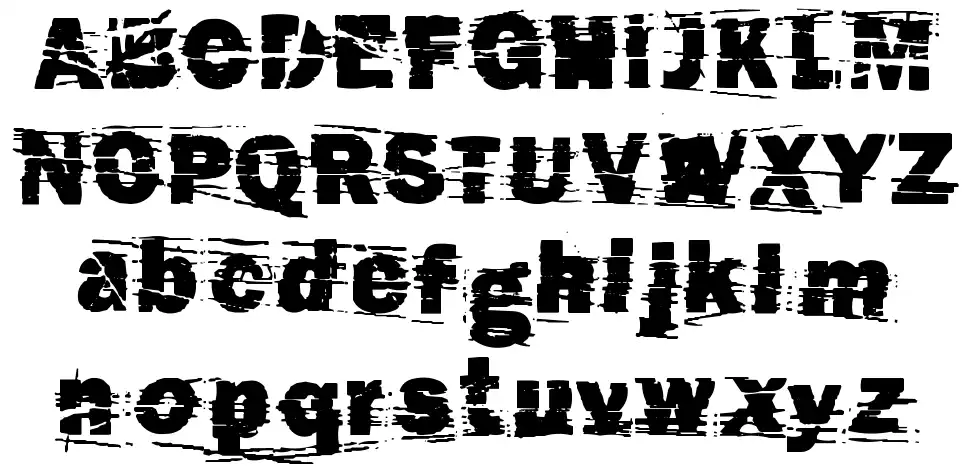 Cut N Paste font