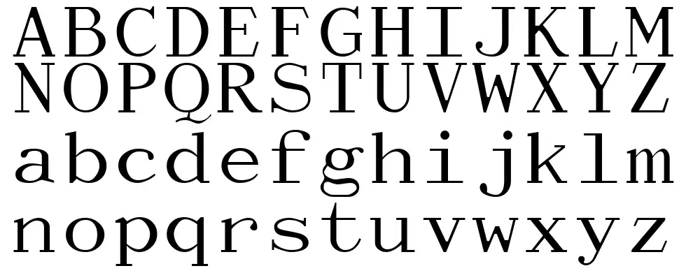 Dactylographe schriftart