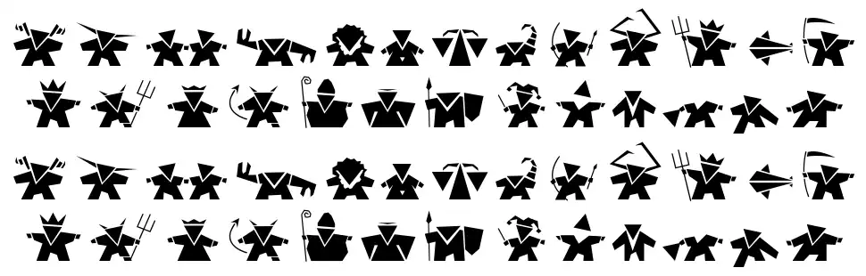 Damgram font