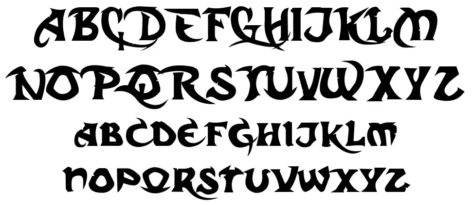 Dark Crystal font