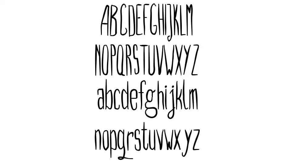 DCC Long nails font by Draghia Cornel FontRiver