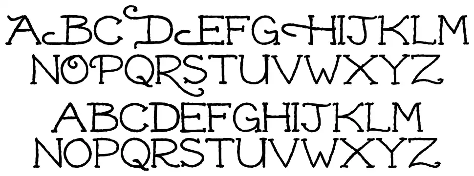 Dead Hardy font