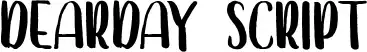 Dearday Script