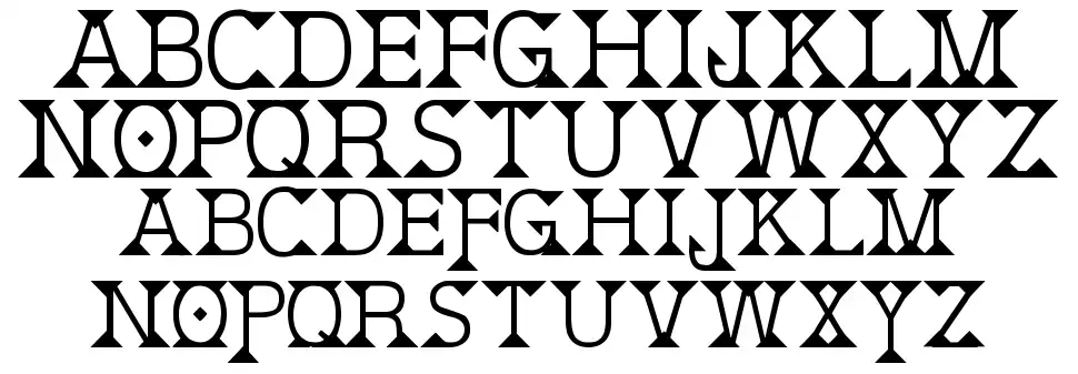 Deborah font
