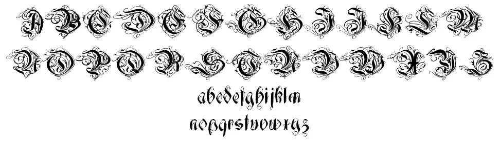 Decadentia font