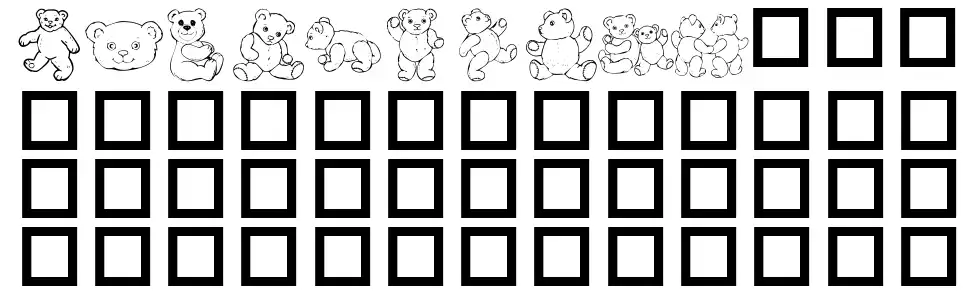 Destiny's Teddy Dings font