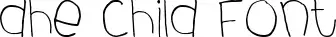 Dhe Child Font font