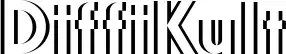 DiffiKult font